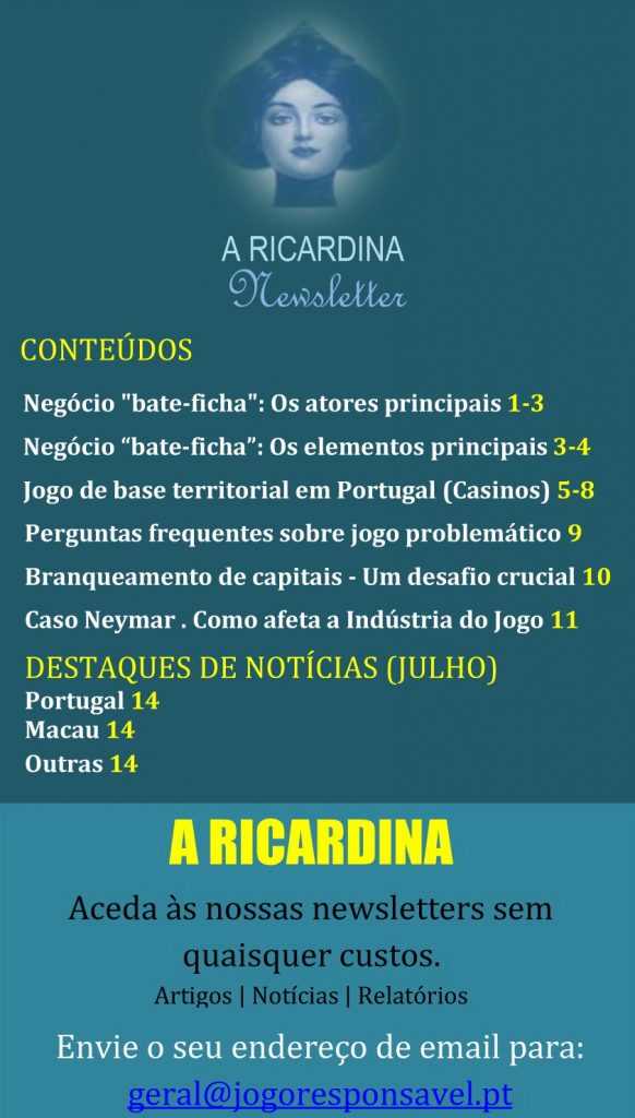A RICARDINA - NEWSLETTER AGOSTO 1