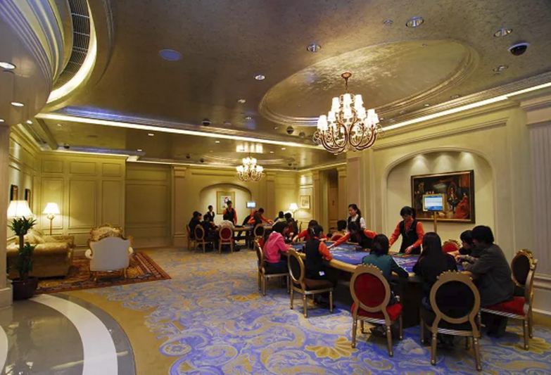 As salas VIP de Macau.